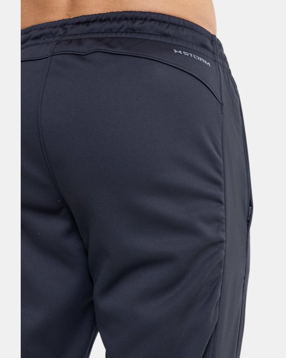 Men's Armour Fleece® Storm Pants in Black image number 6